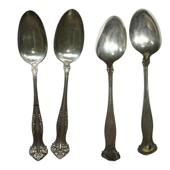 Peter Rabbit Alphabet Broken China Ring & 1847 Rogers Bro 3X SP Spoon Handle 7.5 - Picture 14 of 17